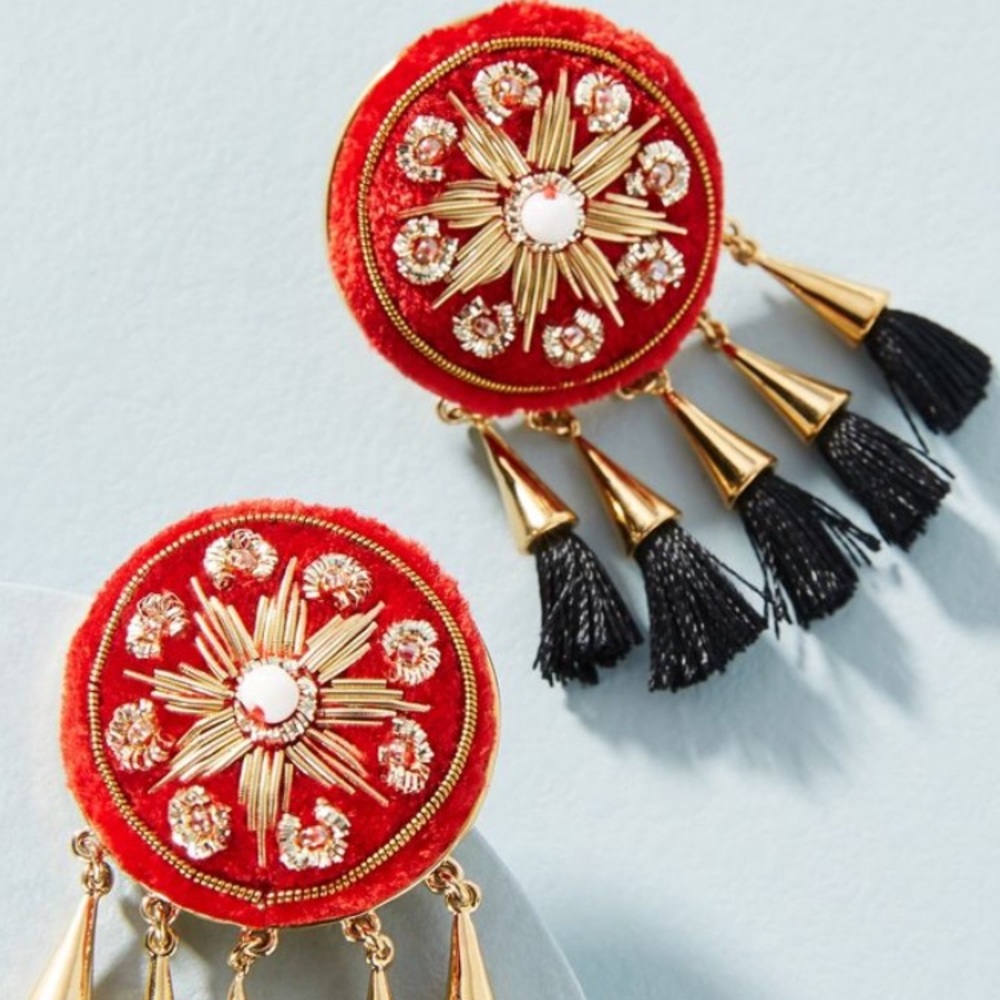 Anthropologie Mignonne Gavian Devora Earrings BNWT